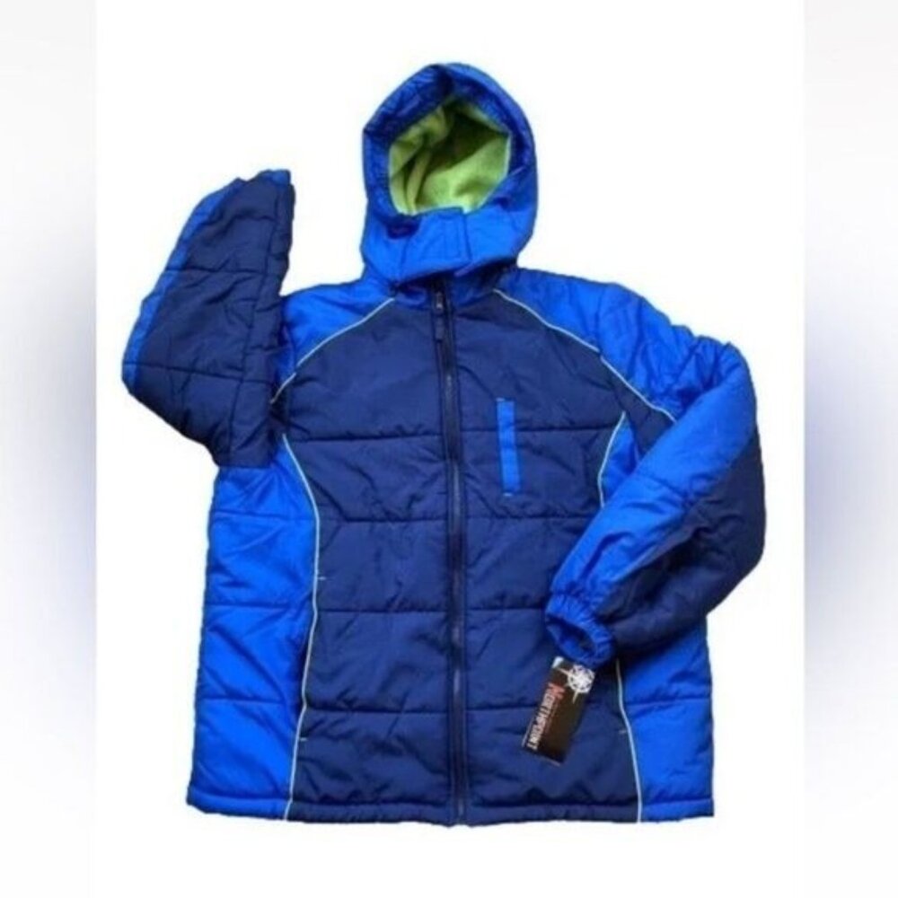 NWT Northpoint Authentic Apparel Boys’ Puffer Jacket w/ Hood– Size L (Youth)